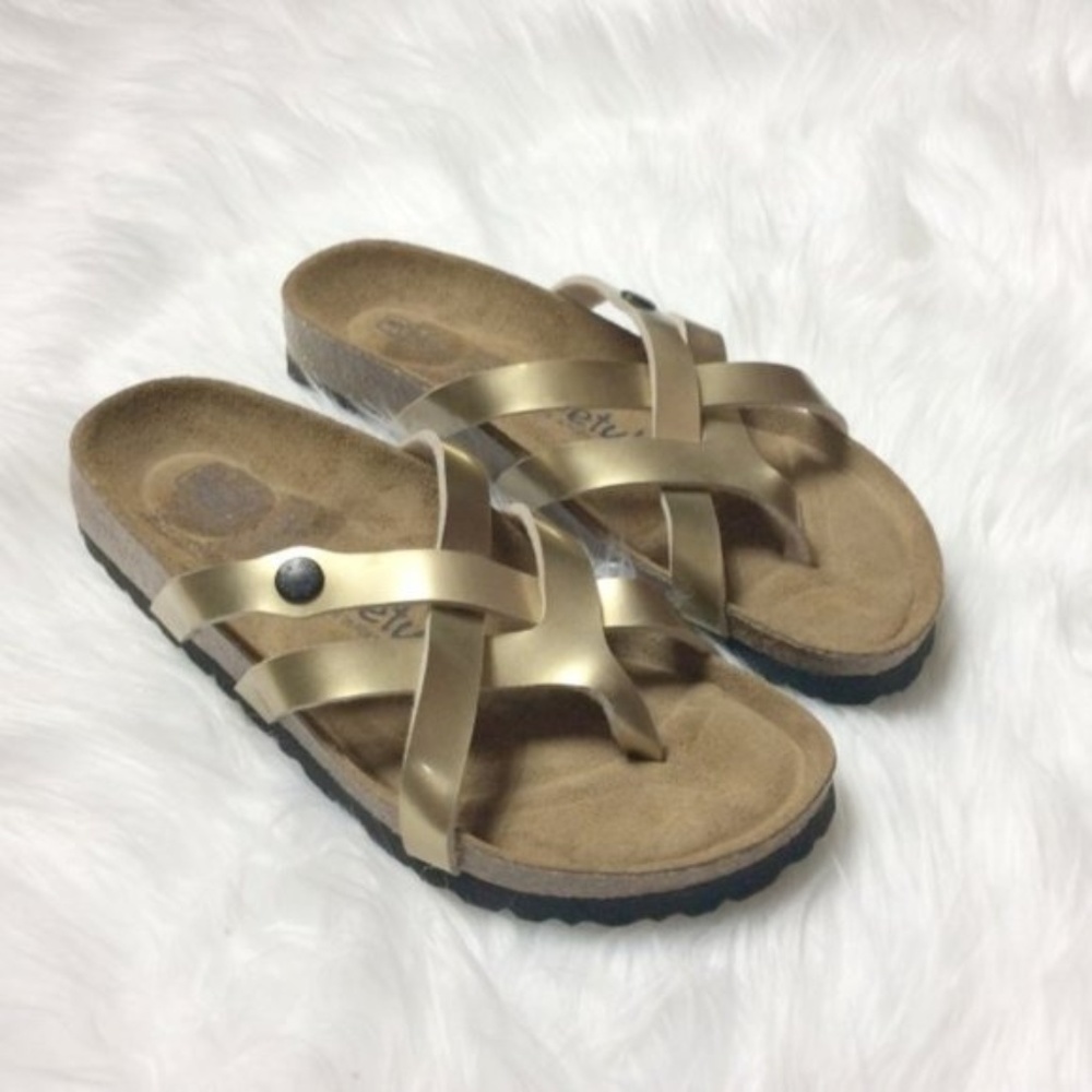 COPY - Birkenstock Betula Sandals Gold Size 7